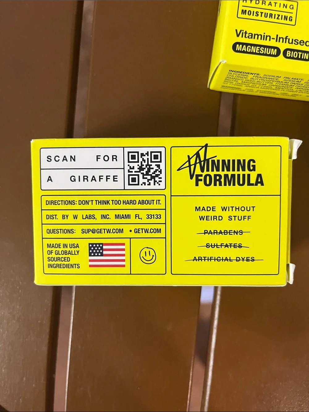 W original soap by Jake Paul